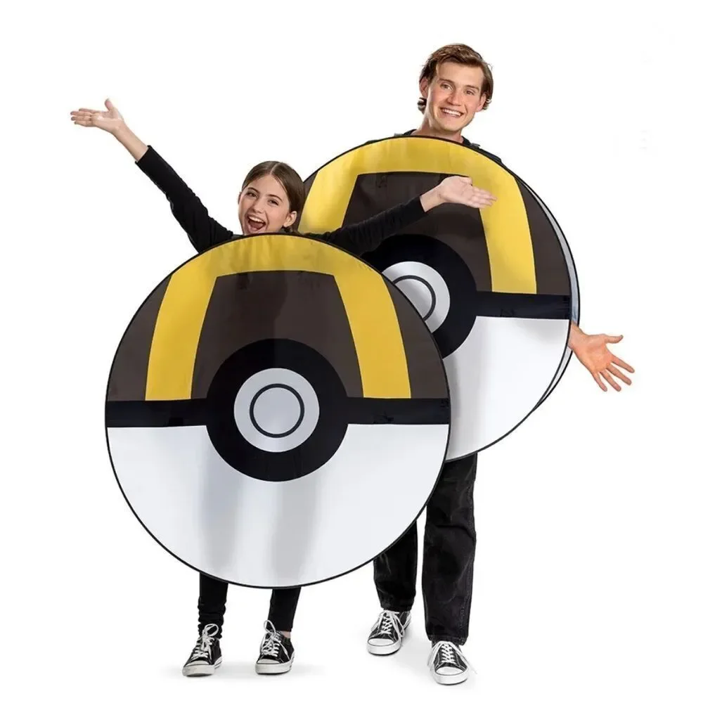 Pokemon Poke Ball Ultra Ball Pop-Out Costume, Child and Adult Ages 8+